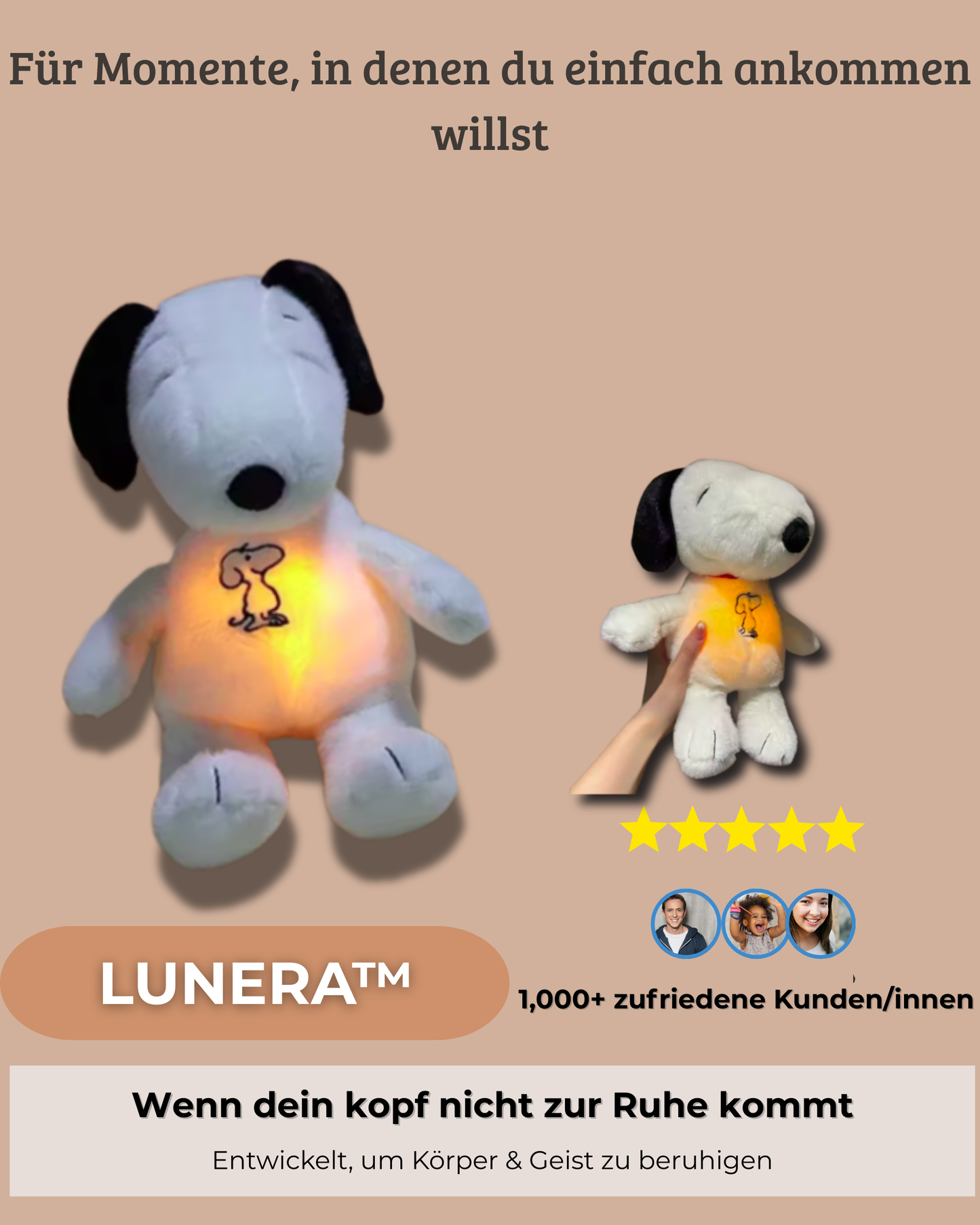Lunera-Das atmende Einschlafplüschtier