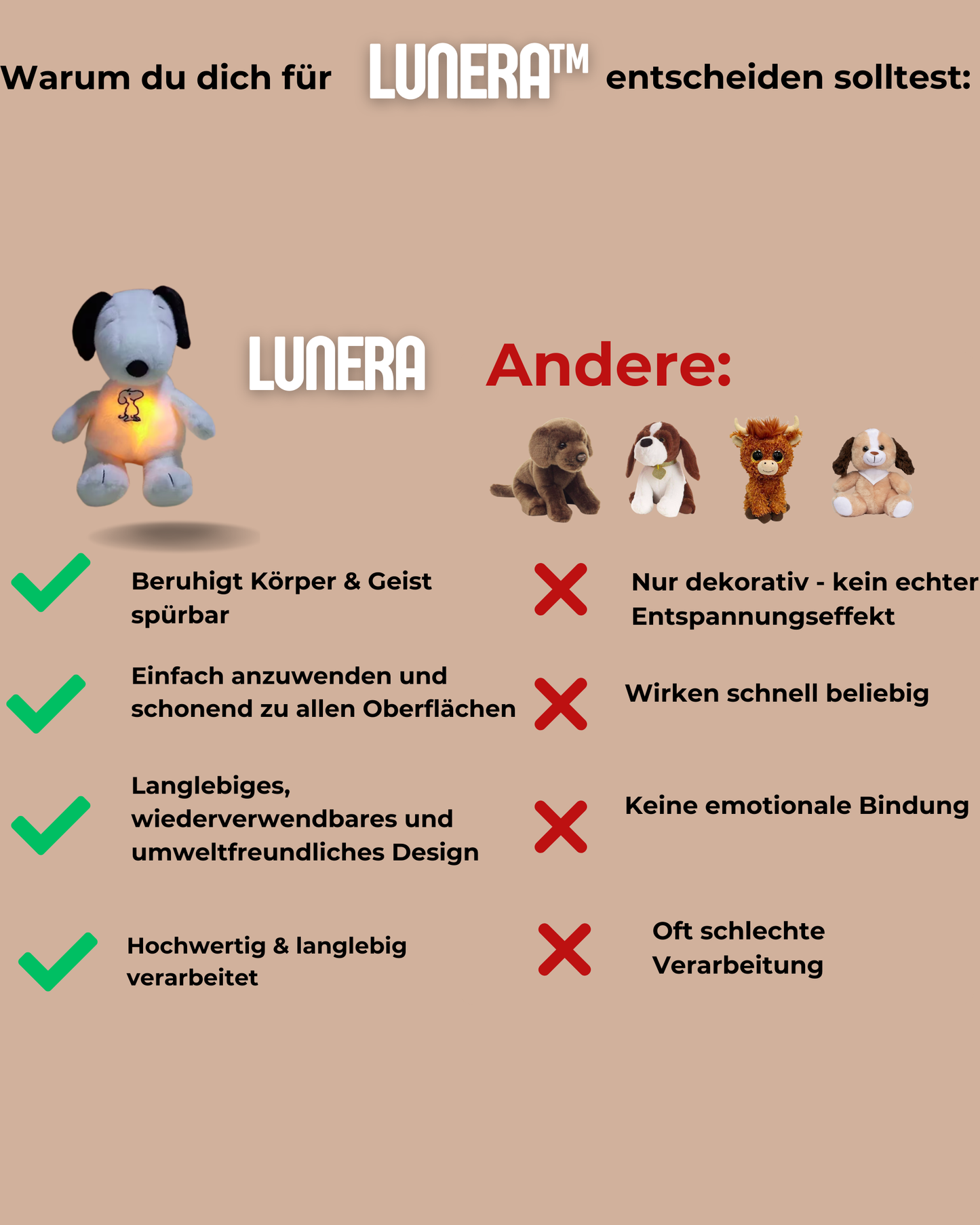 Lunera-Das atmende Einschlafplüschtier